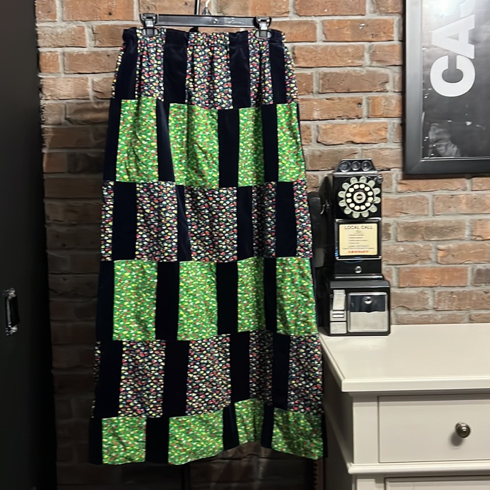 Vintage Patchwork Skirt - image 1